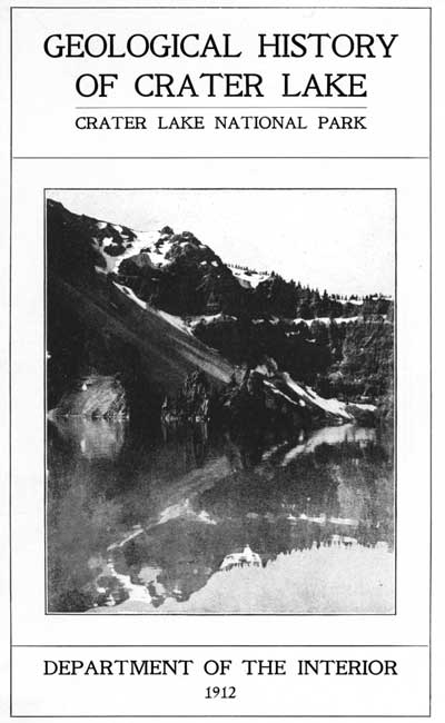 cover to document show Geological History of Crater Lake National Park