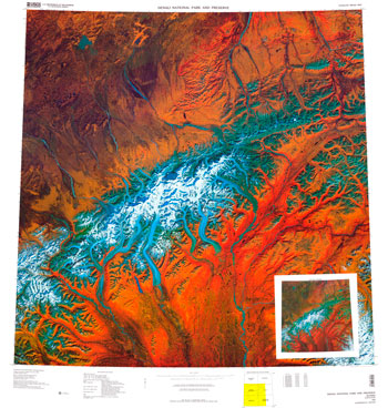shaded relief map