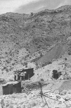 mine workings and tramway