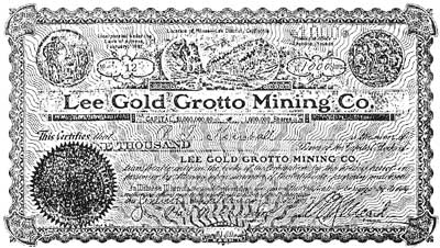 stock certificate
