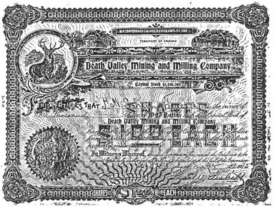 stock certificate