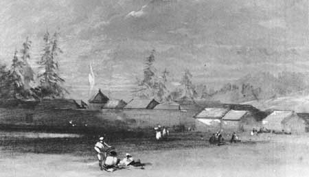 painting of fort
