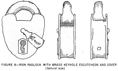 sketch of padlock