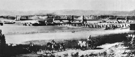 painting of fort