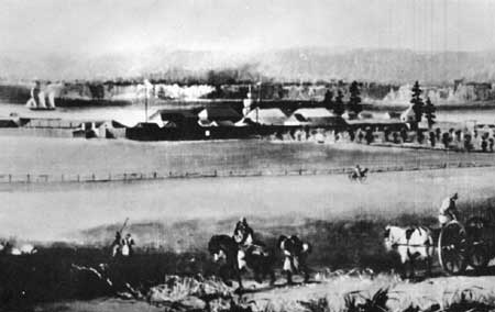 painting of fort