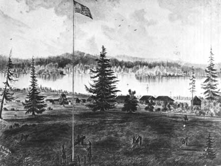 painting of fort
