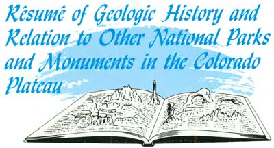 R&eacute;sum&eacute; of Geologic History and Parks