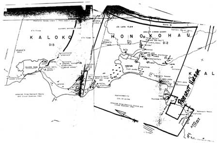 map of Kaloko-Honokohau-Kealakehe area