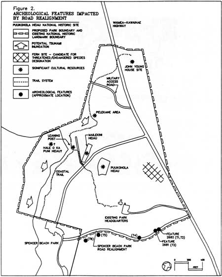 map of Pu'ukohola Heiau