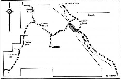 Map of Painted Hills State Park