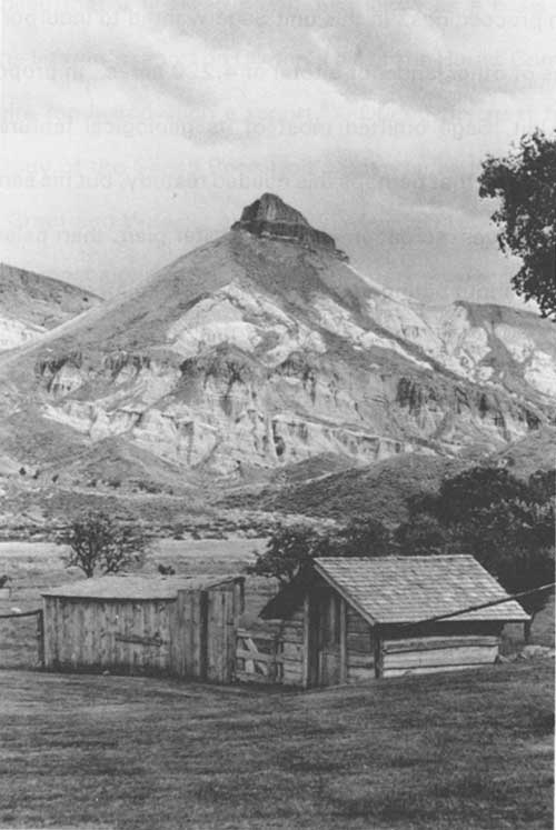 Sheep Rock as view from Cant Ranch