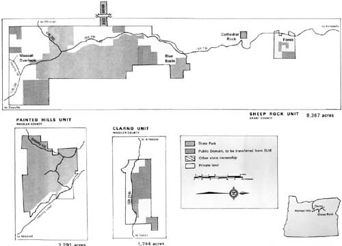 Proposed boundaries in the NPS master plan draft of June 1972