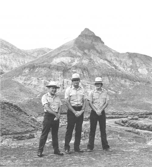 Park staff in 1975