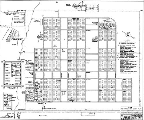 WRA construction plot map