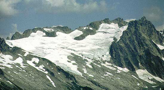 Glacier near Eldorado Peak, 9/98, T. Manns
