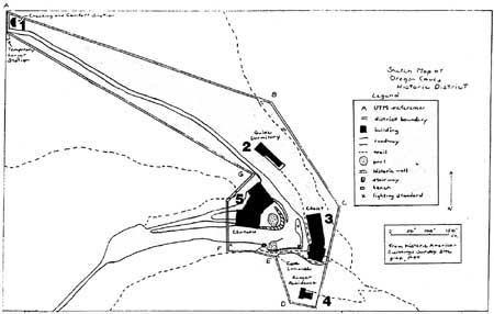 map of Historic District