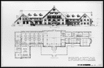 Elevation & Plan of Paradise Inn, Mt. Rainier National Park. Elevation & Plan of Paradise Inn, Mt. Rainier National Park.