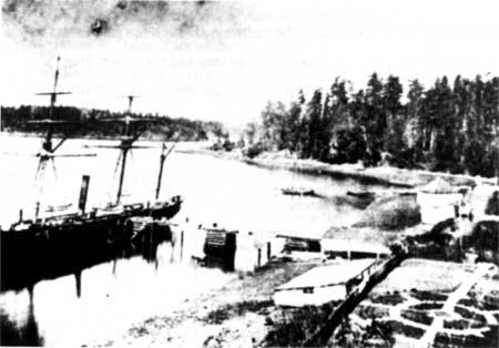 historic photograph of formal garden