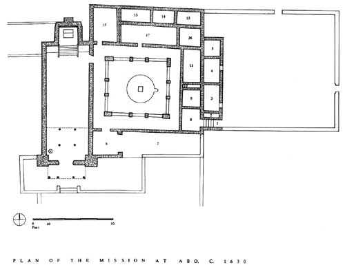 Plan of the mission of Ab&oacute;