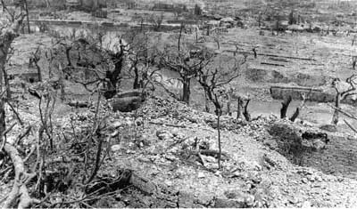 mass of rubble