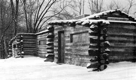 reconstruction of Continental Army hospital