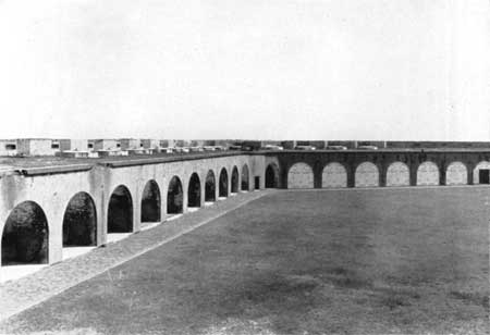 interior view of fort