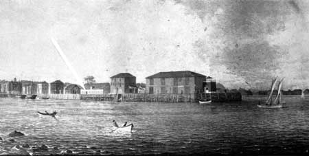 painting of Derby Wharf